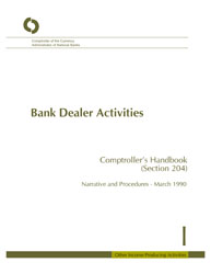Comptroller's Handbook: Bank Dealer Activities Cover Image