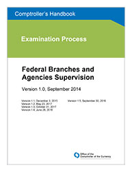 Comptroller's Handbook: Federal Branches and Agencies Supervision Cover Image