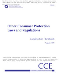 Comptroller's Handbook: Other Consumer Protection Laws and Regulations Cover Image