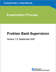 Comptroller's Handbook: Problem Bank Supervision Cover Image