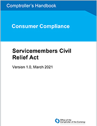 Comptroller's Handbook: Servicemembers Civil Relief Act Cover Image