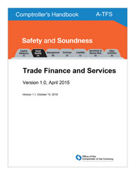 Comptroller's Handbook: Trade Finance and Services Cover Image