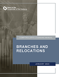 Licensing Manual - Branches and Relocations Cover Image