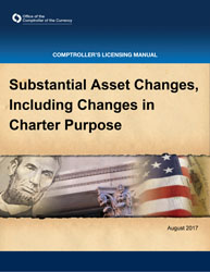 Licensing Manual - Substantial Asset Changes Cover Image