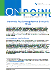 On Point Cover Image: Pandemic Provisioning Reflects Economic