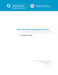 Mortgage Metrics Q3 2009 Cover Image