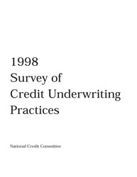 Survey of Credit Underwriting Practices 1998 Cover Image
